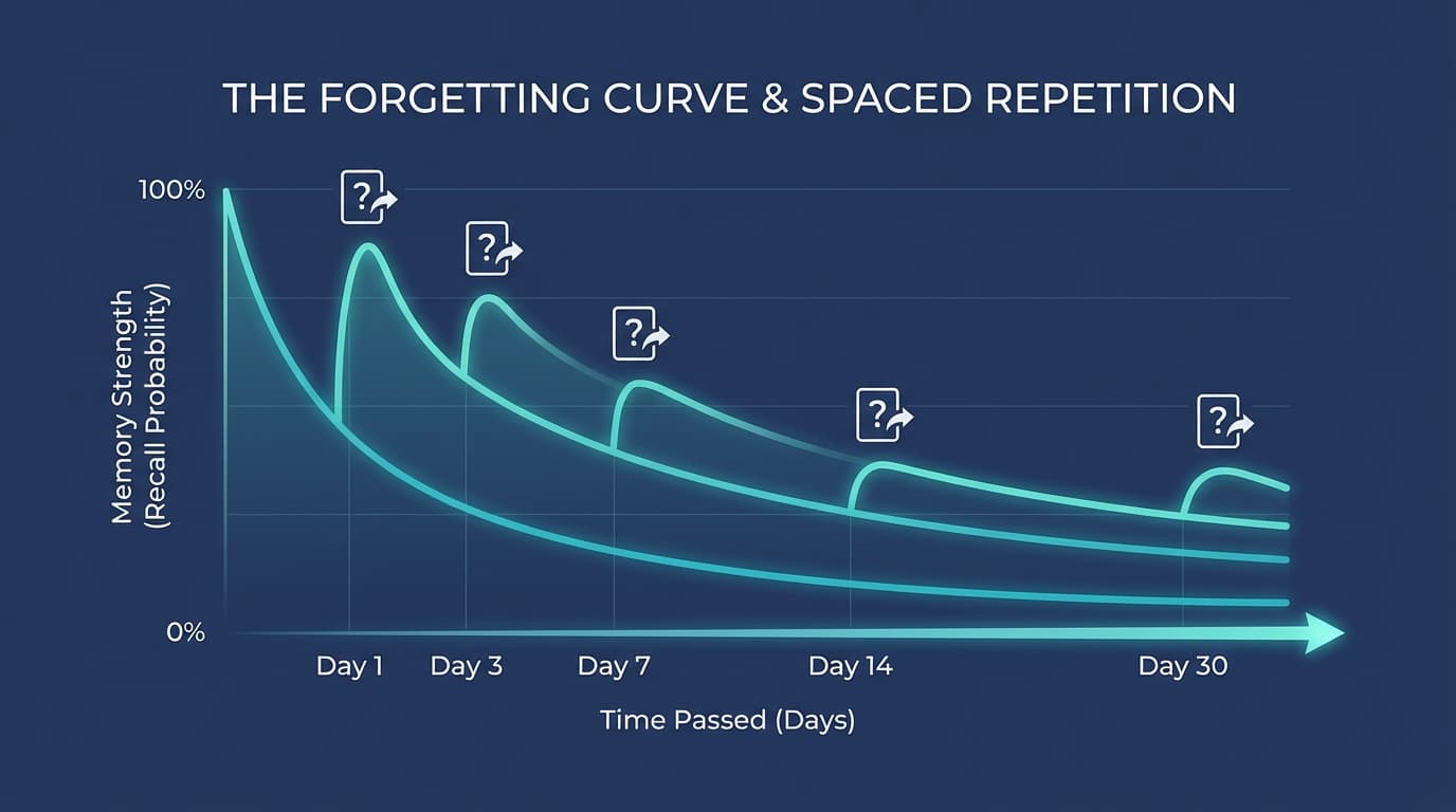The Science of Spaced Repetition: Why Timing Matters More Than Effort